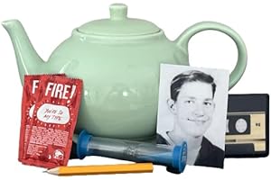 Pam's Teapot filled with Jim's Bonus Gifts