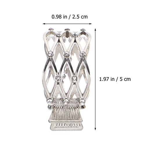 KALLORY Rhinestone Metal Hair Claw Clips #TOP5