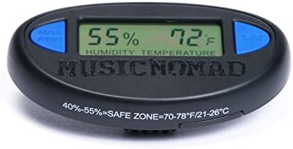 MusicNomad Hone Guitar Hygrometer Monitor Humidity & Temperature (MN312)