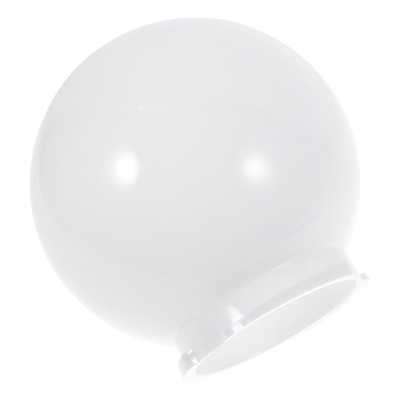 MUCKLILY Acrylic Globe Lampshade for Lamp and Lamp Bulb, Easy to Install and Remove, Classic Simple Style, Suitable for Outdoor and Hotel Decoration