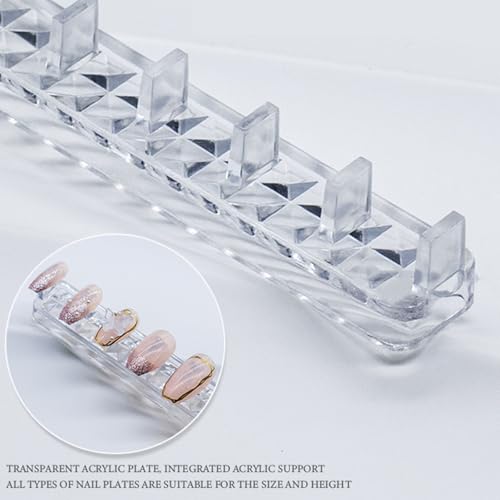 Plataforma Profesional para Práctica de Uñas de Acrílico Transparente miniatura 6
