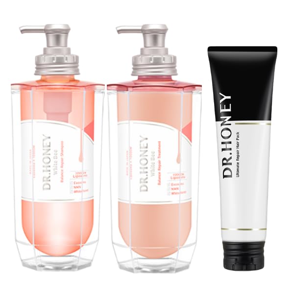 haru1024yuna0316 ドクターハニー ホワイトビー 4セット Amazon | DRハニー ホワイトビー バランス リペア シャンプー