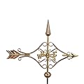 Good Directions 8842PR Victorian Arrow Cottage Weathervane, Polished Copper with Roof Mount