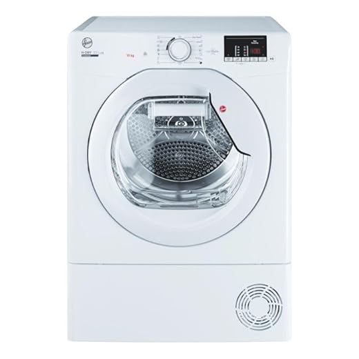 Hoover HLEC10DE Freestanding, Condenser Tumble Dryer, 10 Kg, Class B, White,