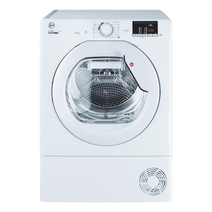 Hoover HLEC10DE Freestanding, Condenser Tumble Dryer, 10 Kg, Class B, White,