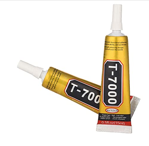 LTKJ Adesivo de força industrial preto T-7000 cola multiuso adesivo líquido resina epóxi artesanato