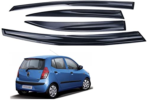 Image of Car Side Window Door Visor Rain Guard ABS Flexible Plastic Non Breakable for Old i10