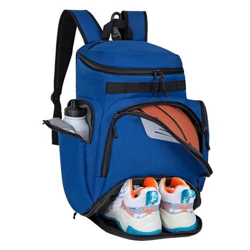 Goloni Basketball Backpack,Large Sports Bag with Ball Compartment & Shoe Compartment, Best for Basketball, Soccer, Volleyball,Gym, Travel