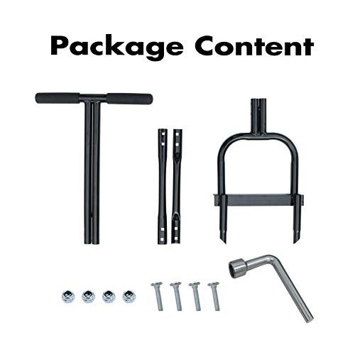 Gardzen Plug Aeration, Hand Hollow Tine Lawn Aerator, Heavy Duty Aerator for Compacted Soils and Lawns, 35