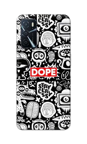 Image of Printed Hard Back Cover Case for Oppo A16 | Oppo A16s Back Cover (Mixed Cartoons) -1111