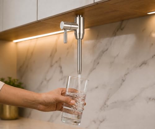 Image of PARIJATA SS 304 Grade Faucet Tap for Cabinet RO Water Purifiers (3 /8 inch pipe)