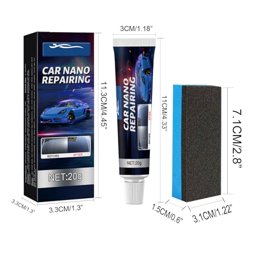 Kit líquido para reparación y encerado nano para autos 20g miniatura 2