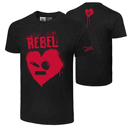 WWE Authentic Wear Johnny Gargano Rebel T-Shirt Black Medium