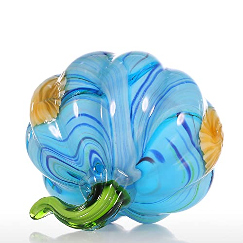 Citrouille multicolore en verre décoration de table moderne salon