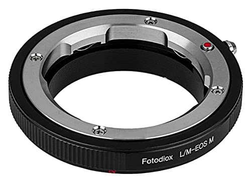 Fotodiox Pro Adaptador de Montura de Lente - De Leica M Rangefinder a Canon EF-M para Cámara Digital Mirrorless EOS M miniatura 2