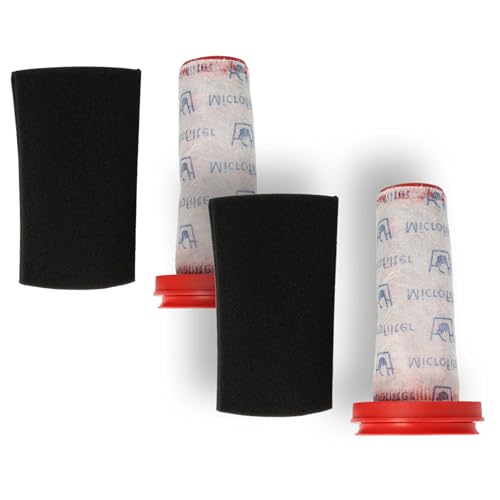vhbw 2x filtro salva-motore compatibile con Bosch BBH3230GB/01, BBH3251GB/01, BBH32551GB/01, BBH32551GB/03, BBH32551, BBH3251GB aspirapolvere