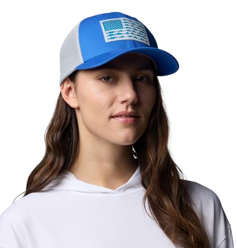 Image of Columbia Unisex Adult PFG Logo Mesh Ball Cap