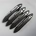 Carbon Fiber Chrome Door Handle Cover Protector Trim for Honda Accord 2013 2014 2015 2016 2017 (Carbon Fiber No Keyless Holes)