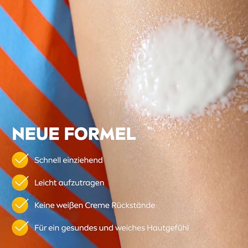 NIVEA SUN Schutz & Pflege Sonnenspray LSF 30, wasserfestes Sonnencreme Spray mit Vitamin C & Hyaluron, schnell einziehender Sonnenschutz für 48h Feuchtigkeit (200 ml)