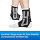 Zamst A1 Sprunggelenkbandage - Verstellbar gegen Umknicken bei Schweren Verstauchungen und Chronischer Instabilität - Bandage Fußgelenk, Ideal zum Sport - Anatomische Passform. (M, Right)