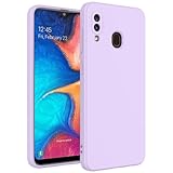 WOGROO for Samsung Galaxy A20 Case Purple, A30 Case Scratch Resistant with Soft Touch, Slim Thin Phone Cover for Samsung Galaxy A20 A30
