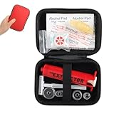 Gvhntk Snake Bite Kit Sting Kit Venom Extractor Suction Pump Emergency Sting Bite Kit First Aid Supplies for Backpacking Camping and Hiking (Red)
