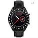 Produktbild Smart Watch, Bluetooth Anruf Smartwatch Ip68 wasserdichte EKG Pulsmesser Männer Für Android Ios Full Screen Touch Australien schwarzes Leder