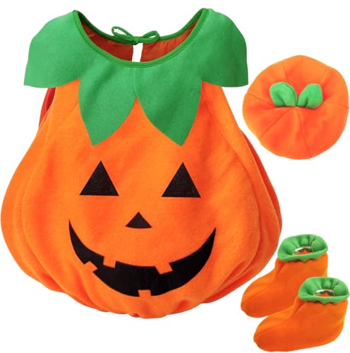Disfraz de Calabaza para Bebés 2-3 años