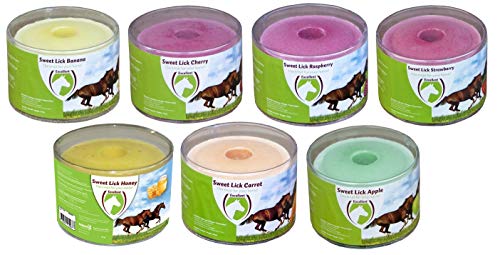 NETPROSHOP Sweet Lick Licking Stone for Horses different tastes, Choice:Cherry