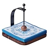 Serviettenhalter und Spender aus Walnussholz für Zuhause und Restaurant (südamerikanischer Walnuss, schwarz)