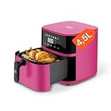 Avilia Digitale Luftfritteuse, 4 l, 1200 W, gesundes und vielseitiges Kochen, mit Timer und...