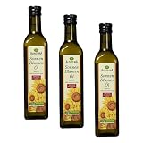 Alnatura Bio Sonnenblumenöl, 3er Pack (1 x 500 ml)