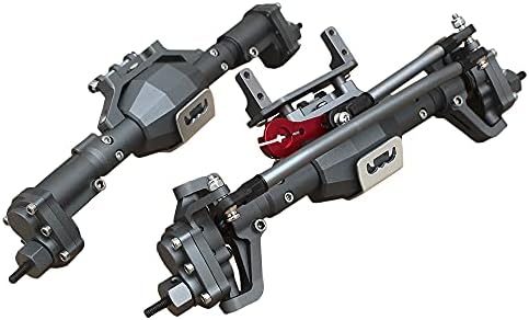 Metal Front Rear Portal Axle Set for 1/10 RC Crawler Axial SCX10 I SCX10 II Redcat GEN8 RGT EX86100