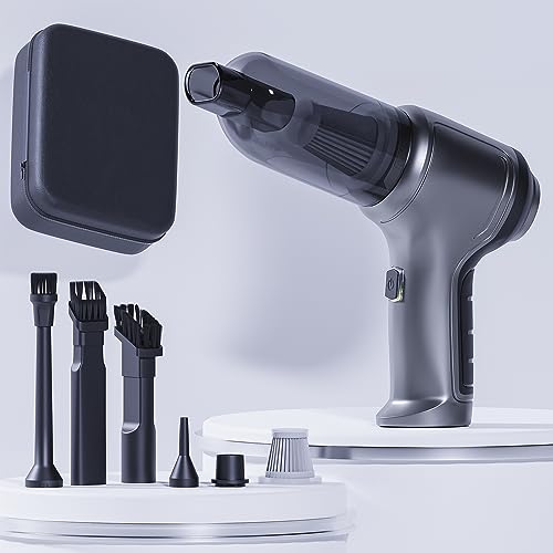 Velitcur Handstaubsauger Auto Handheld Kabelloser, 3 in 1 Druckluft Multifunktionale Brushless Motor...