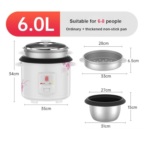 Cuiseur à riz pour débutants à grande capacité 6L facile à utiliser - 3