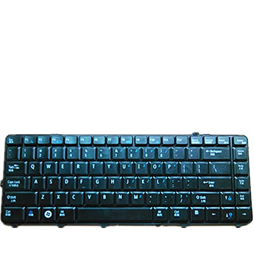 Clavier Dell Studio 1537 noir version US de remplacement pour PC portable