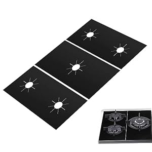 Dorccsi 3-teilig Gasherdschutz Kochplattenabdeckung