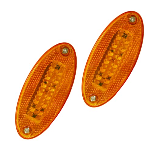 Feu de gabarit LED remorque 24V étanche haute visibilité ambre