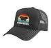 Antisocial Butterfly Cryptid Creature Red Eyed Mothman Trucker Hat with Adjustable Mesh Back, Black