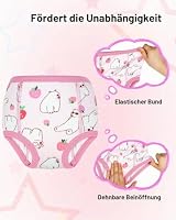 MOEMOE BABY Töpfchen Trainingshose 4 Stück Absorbiert Baby Töpfchentraining Unterhose für Kinder Mädchen 3 Jahre – Ansicht 5