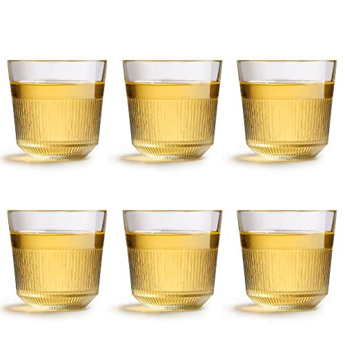 Verre à eau Oyra de Libbey - 266 ml / 26,6 cl - 6 Unités - Empilable - Vont au Lave-vaisselle - Design Moderne