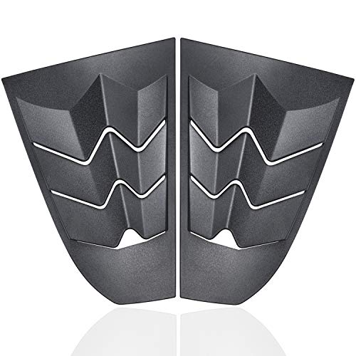 Sunluway Fits For 2003-2008 Nissan 350Z Quarter Side Window Louvers Matte Black Abs Window Visor Sun Shade Cover Vent （2 Pcs） #TOP6