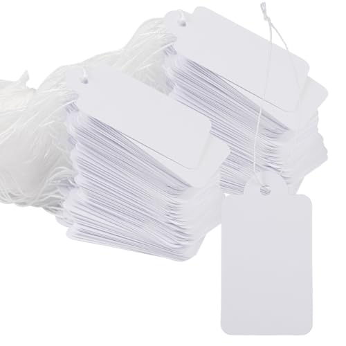 500 Pièces Étiquettes de Prix pour Bijoux, 25 x 45 mm Etiquette Cadeau