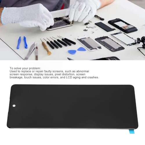 Rankomu LCD pekskärm för Stylo7 Q740 med reparationsverktyg