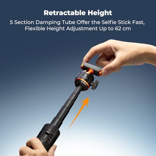 Image of K&F Concept 25.6 inch /65cm Magnetic Quick Release Tripod for DJI Osmo Action 6