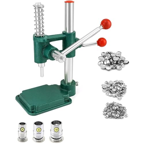 Machine à boutons de couverture en tissu avec 3 moules et 300 boutons pour bricolage