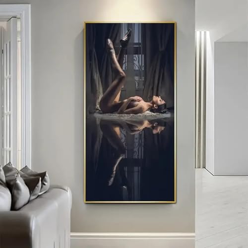 Art mural de ballet peinture d'art moderne haute définition