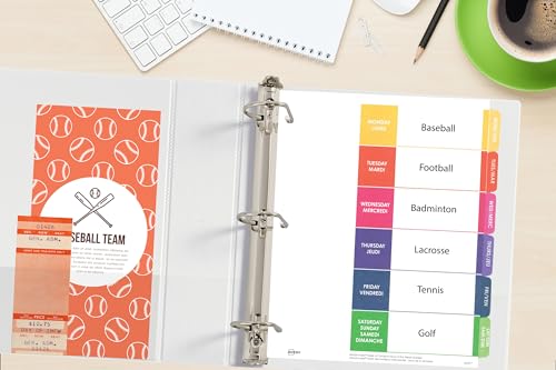 Avery Durable View 3 Ring Binder, 2" Inch, Slant D Rings, White, 2 Pockets, 500 Sheet Capacity, PVC Free (17032) image 6