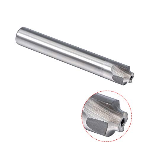 Image of uxcell HSS-AL Corner Rounding End Mill Cutter 2 Flute with 2mm Radius, 10mm Shank