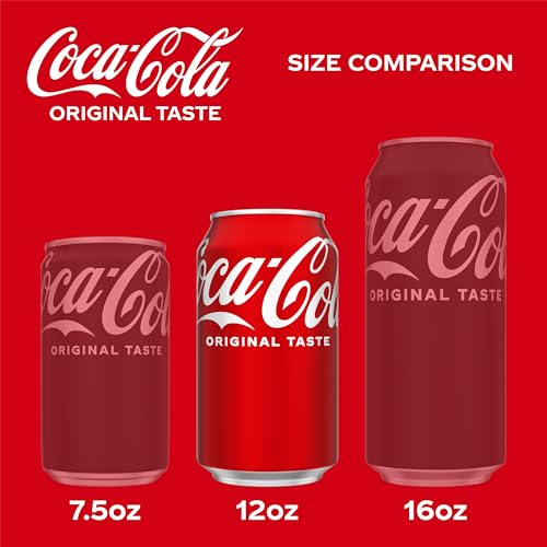 Image of Coca-Cola Fridge Pack Soda Soft Drink, 12 fl oz Cans, 12 Pack - Classic Cola Soda Cans